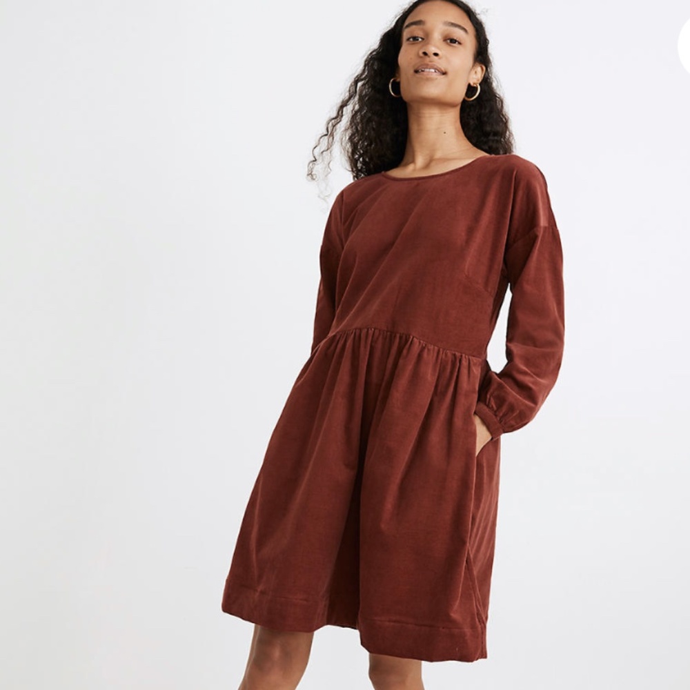 Madwell Curduroy Relaxed Mini Dress